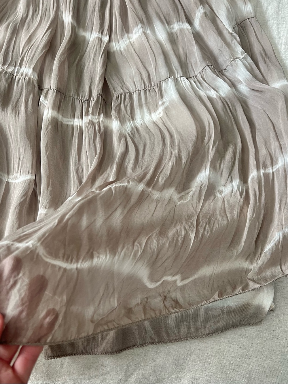 Silk Tie-Dye Maxi Dress - Picture 7 of 8